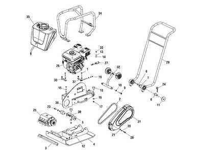 Part Location Diagram of 700599 Murray Washer, Flat, 8